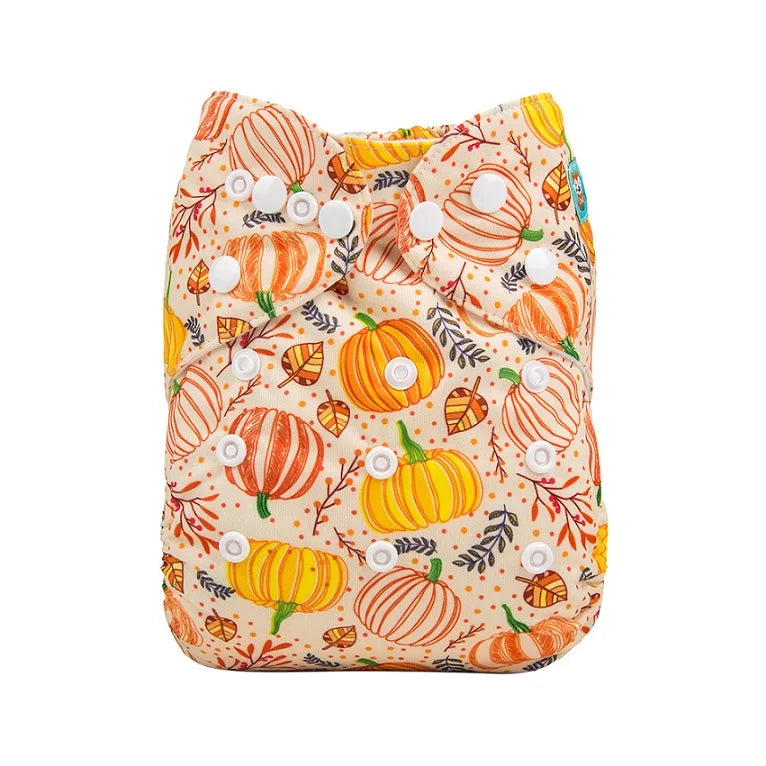 ALVABABY Cloth Diapers | Eco-Friendly Modern Nappy | 3-15kg with Insert | USA