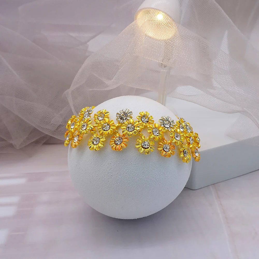 Dubai Gold Jewelry Set for Women | African Wedding Bridal 4-Piece Set | USA Australia