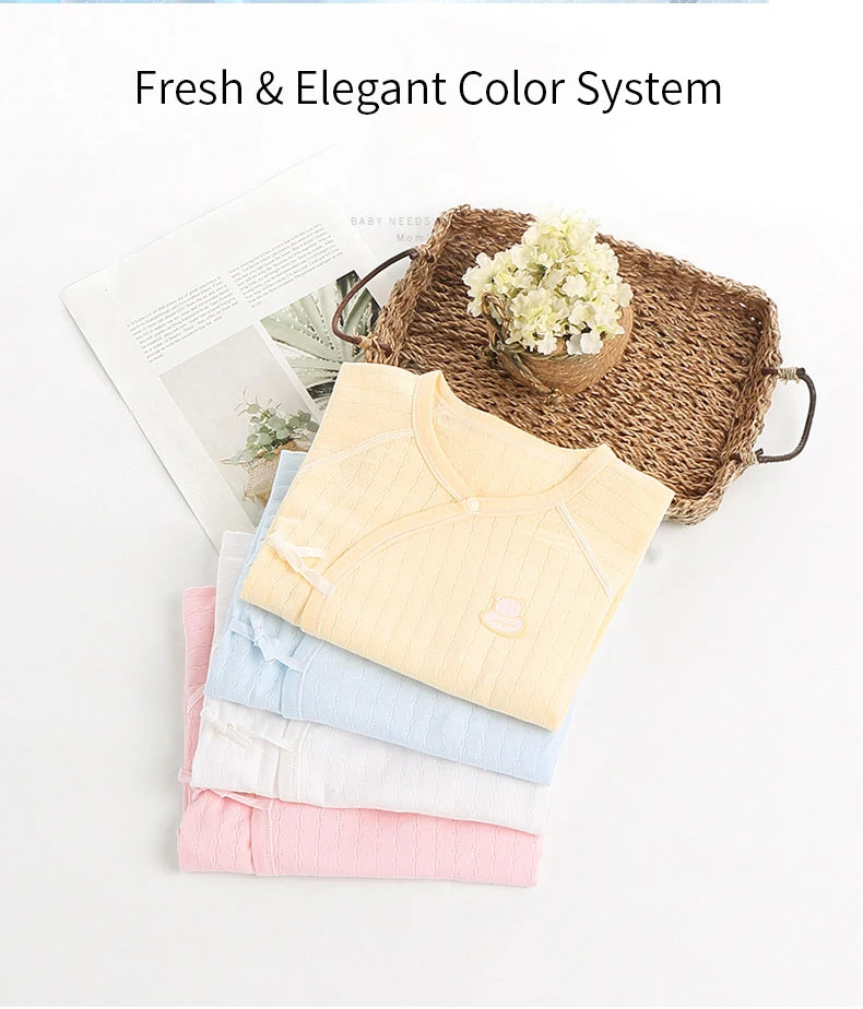 Baby Thin Summer Jumpsuit Clothes Short Sleeve Romper Boy Newborn Solid Girl Sleep Gown Infant Organic Cotton Rompers
