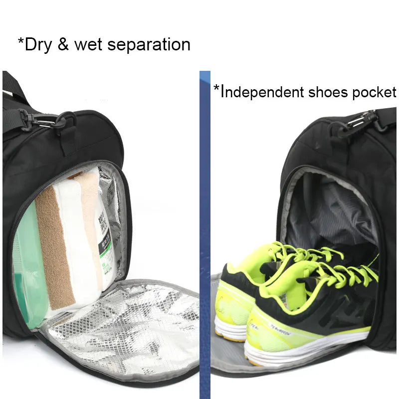 Large Gym Bag | Wet Dry Training Duffel with Shoe Compartment | USA Australia