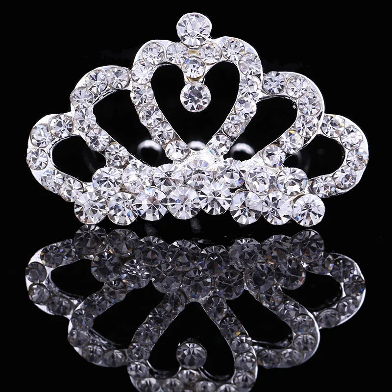 Princess Crown Tiara for Girls | Rhinestone Crystal Heart Crown | Party Accessory | USA & Australia