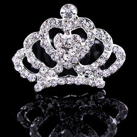 Princess Crown Tiara for Girls | Rhinestone Crystal Heart Crown | Party Accessory | USA & Australia