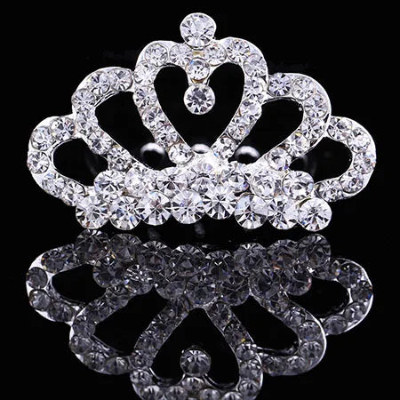 Princess Crown Tiara for Girls | Rhinestone Crystal Heart Crown | Party Accessory | USA & Australia