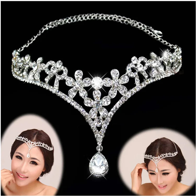 Princess Crown Tiara for Girls | Rhinestone Crystal Heart Crown | Party Accessory | USA & Australia