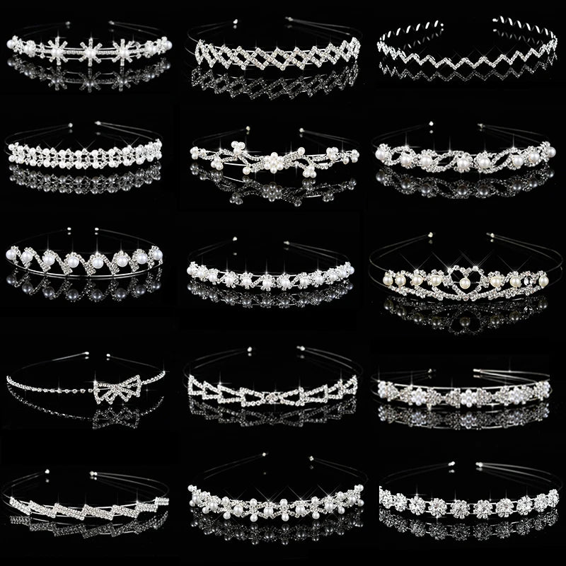 Princess Crown Tiara for Girls | Rhinestone Crystal Heart Crown | Party Accessory | USA & Australia