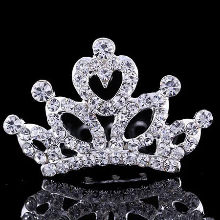 Princess Crown Tiara for Girls | Rhinestone Crystal Heart Crown | Party Accessory | USA & Australia