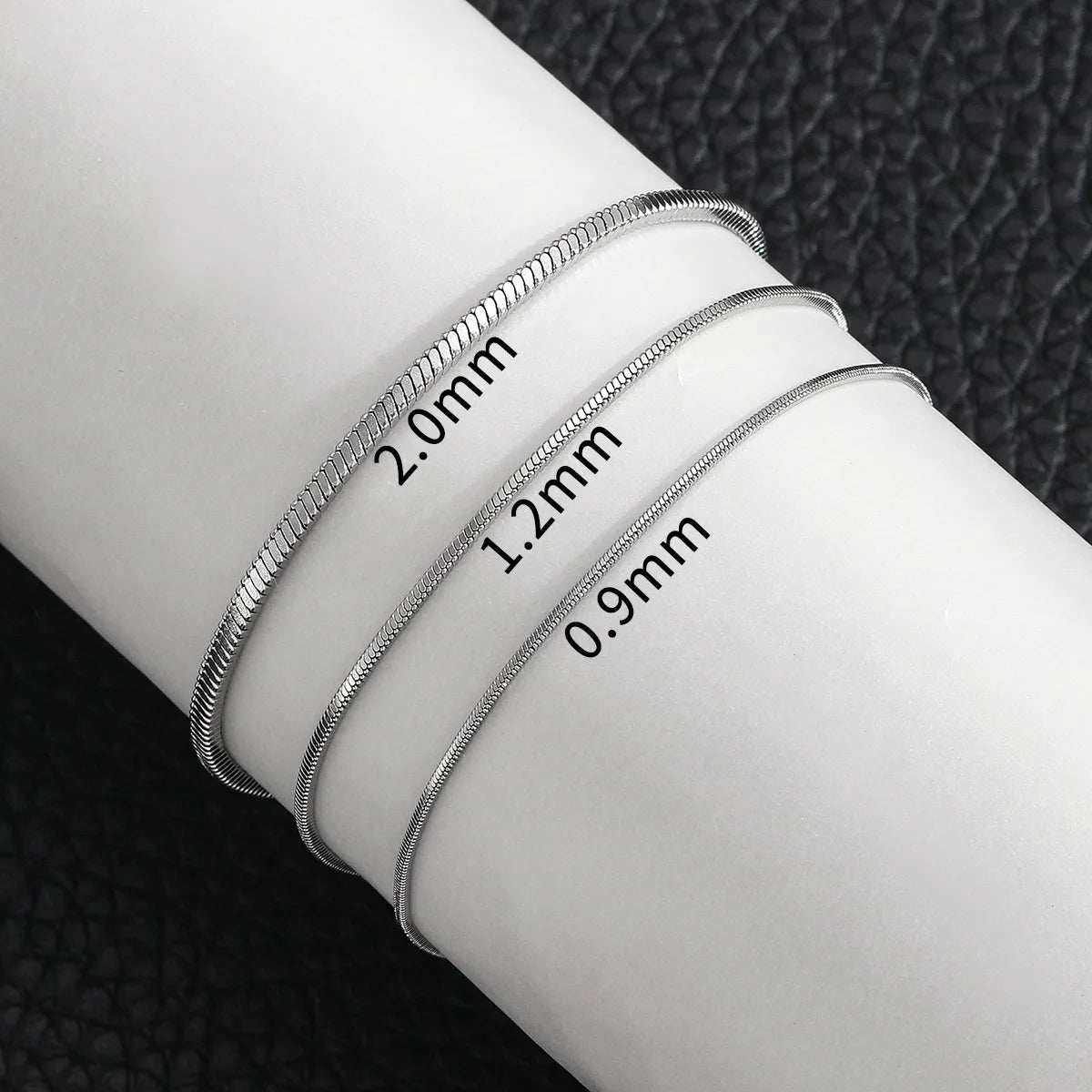 Square Snake Bone Chain Bracelet | Stainless Steel Hip Hop Style | USA Australia