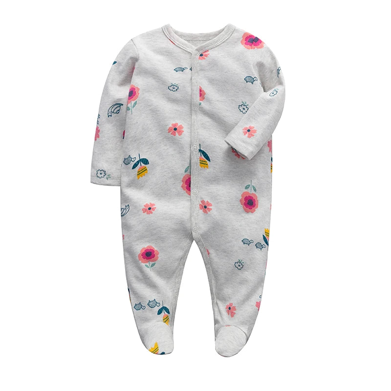 Organic Bamboo Baby Romper - Soft Unisex Jumpsuit (0-12 Months)