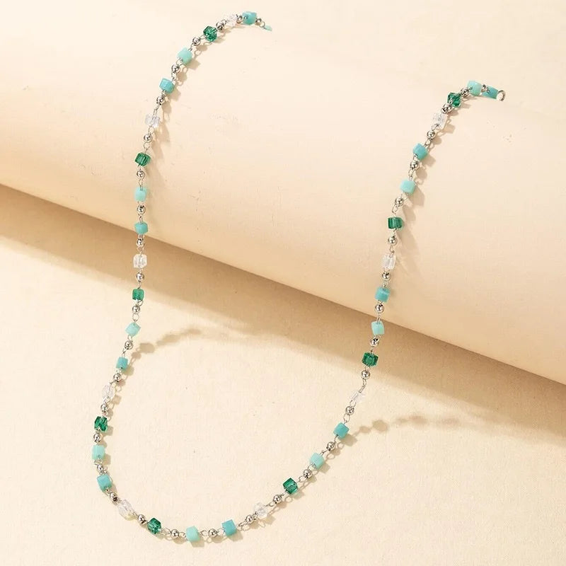 Bohemian Colorful Beaded Necklace Set | Fashion Jewelry Choker | Women
