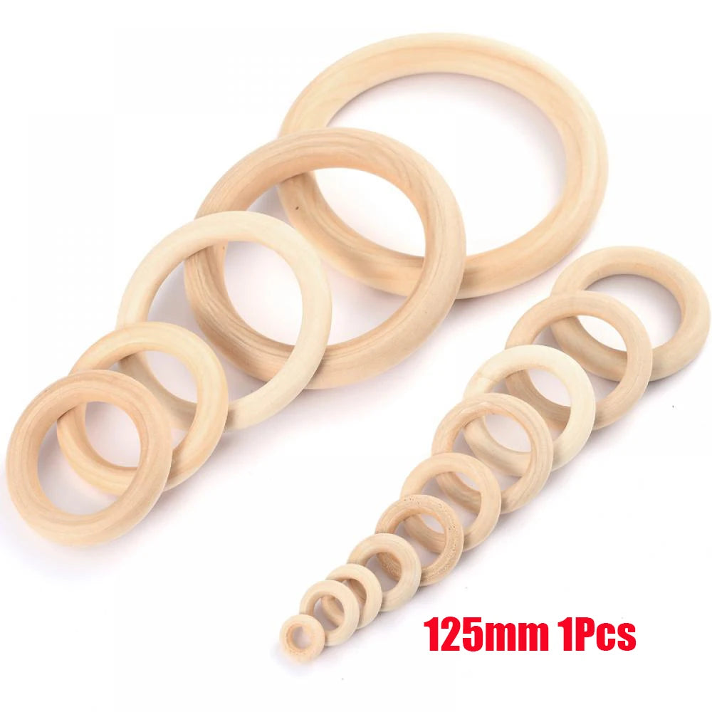 Natural Maple Wood Baby Teething Ring | BPA Free Teether | USA Australia