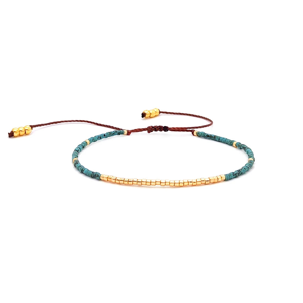 Miyuki Y2K Bracelet | Dainty Thin Boho Designer Bracelet | Women | USA Australia