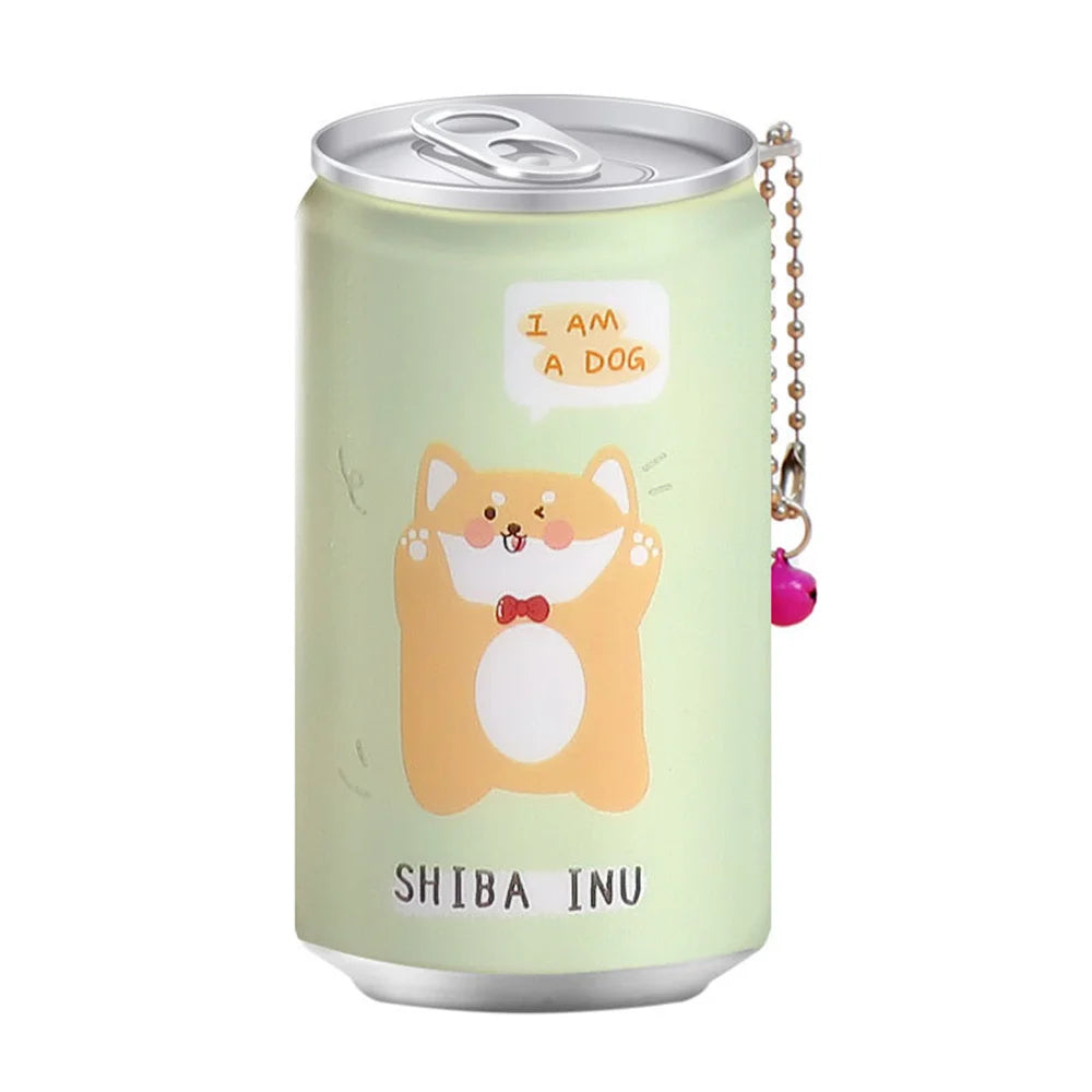 Canned Wet Wipes Portable Children Barreled Cans 30 Sheets Cleaning Cloths Creative Cartoon Chain Cute Small Bell