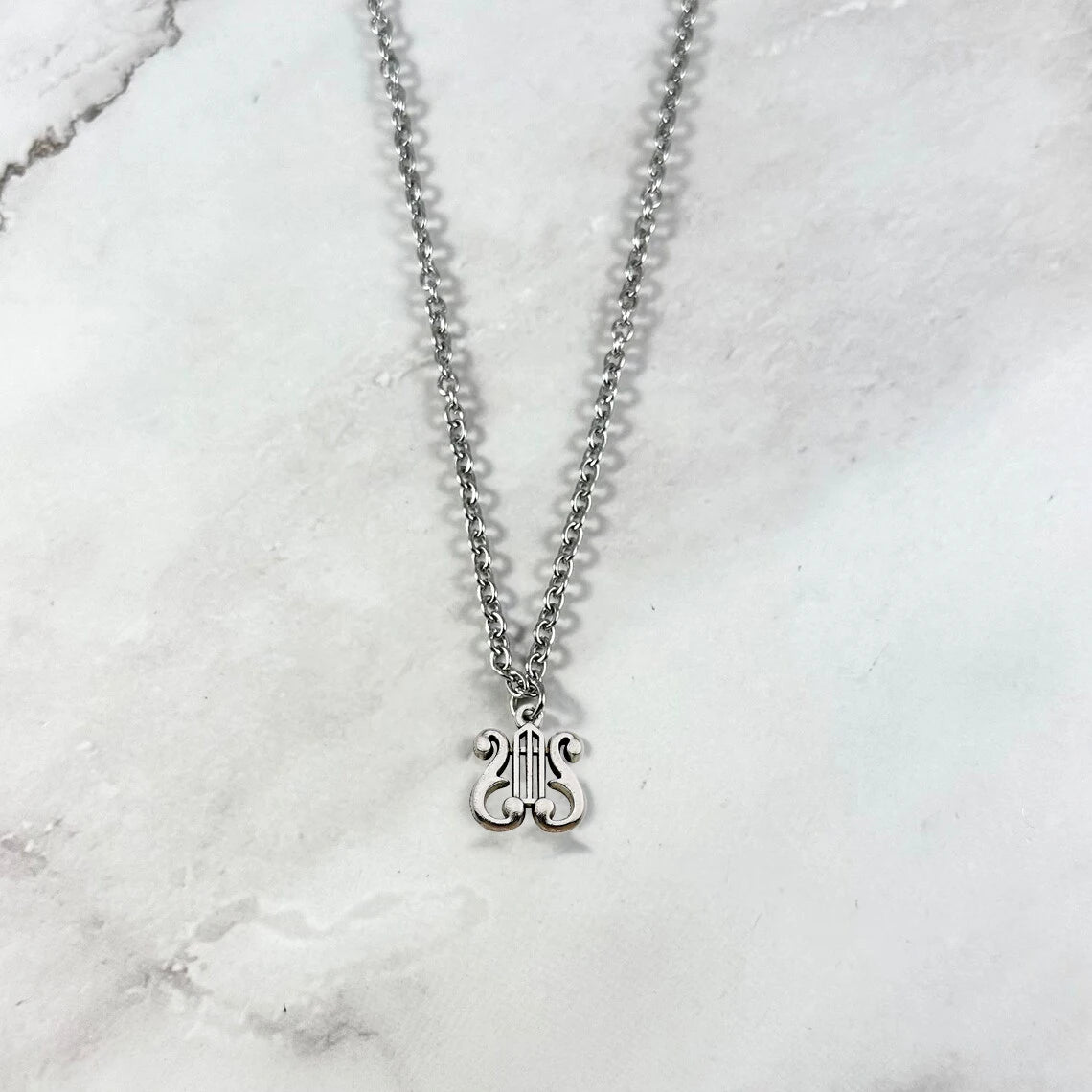 Handmade Apollo's Lyre Necklace | Y2K Greek Mythology Jewelry | USA Australia