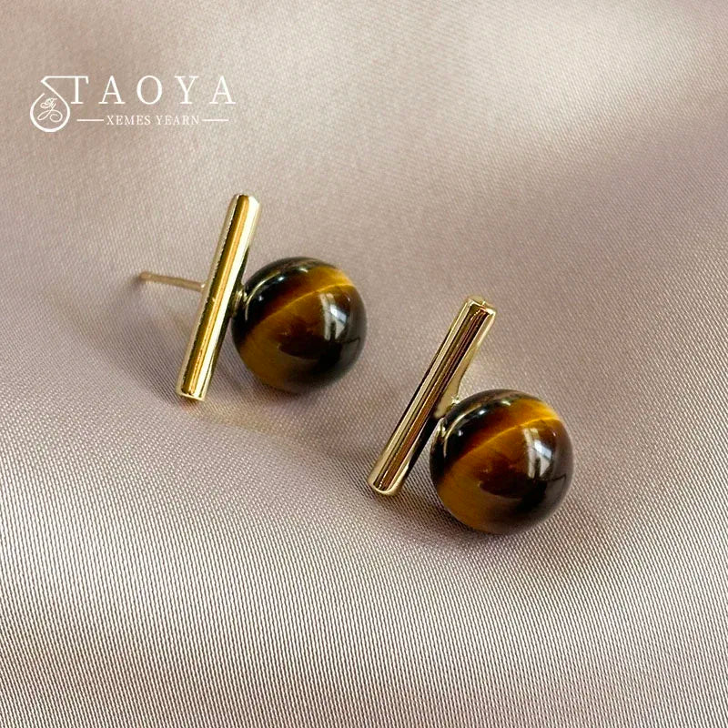 French Minimalist Grey Pearl Pendant Earrings - 2025 Fashion Jewelry