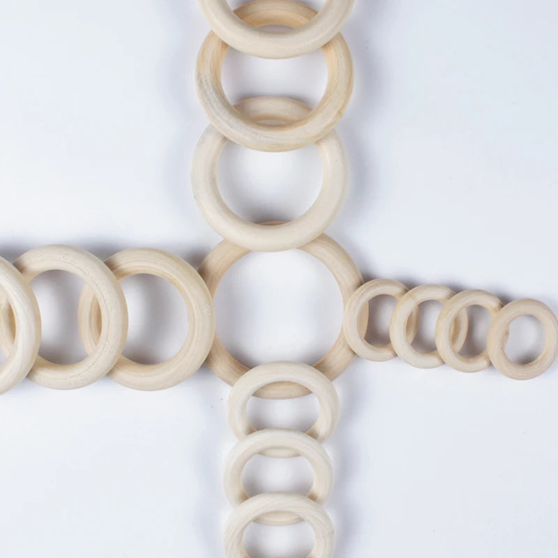 Natural Maple Wood Baby Teething Ring | BPA Free Teether | USA Australia