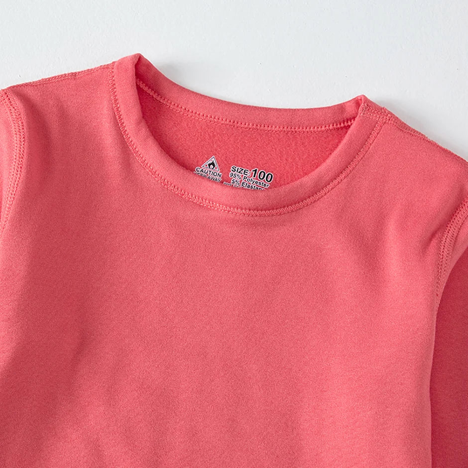 1/3/5 Pack Children's Solid Color Long Sleeve T-shirt | Boys Girls | USA