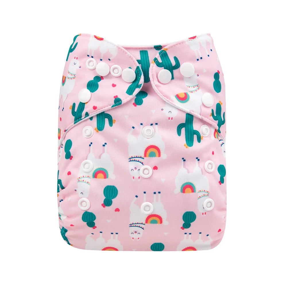 ALVABABY Cloth Diapers | Eco-Friendly Modern Nappy | 3-15kg with Insert | USA