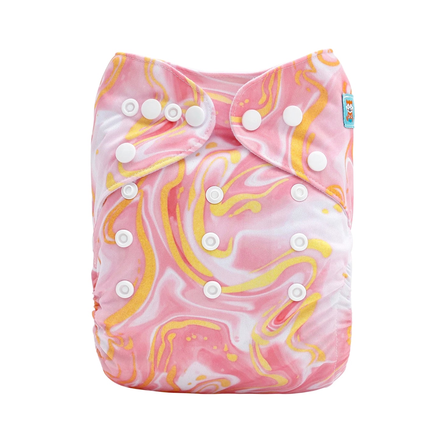 ALVABABY Cloth Diapers | Eco-Friendly Modern Nappy | 3-15kg with Insert | USA