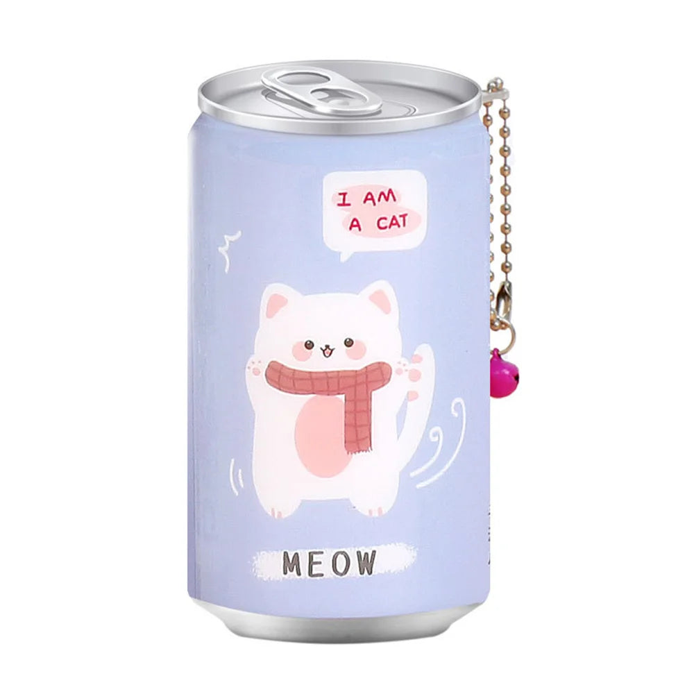 Canned Wet Wipes Portable Children Barreled Cans 30 Sheets Cleaning Cloths Creative Cartoon Chain Cute Small Bell