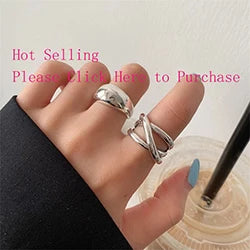 Sterling Silver Flower Bow Ring - Love Combination Adjustable Design