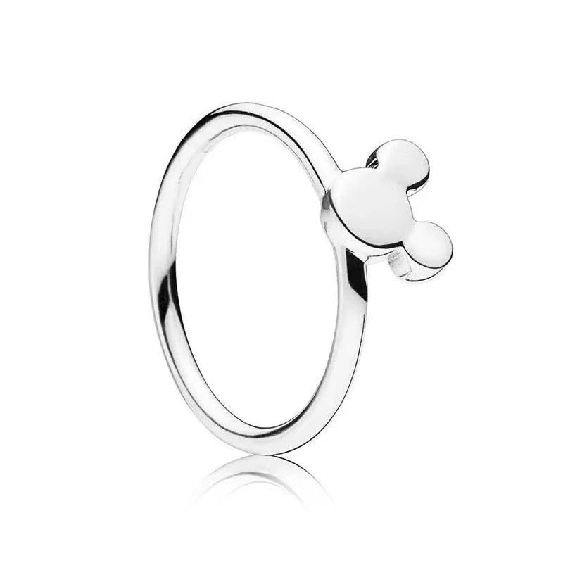 925 Silver Originales Miniso Disney Mickey Minnie butterfly Daisy Wedding Ring Set For Woman Luxury Jewelry Party Gift