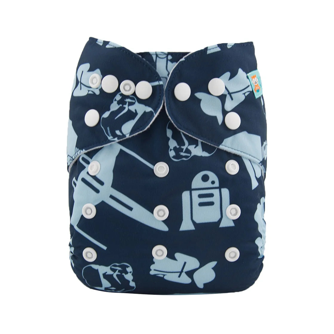 ALVABABY Cloth Diapers | Eco-Friendly Modern Nappy | 3-15kg with Insert | USA