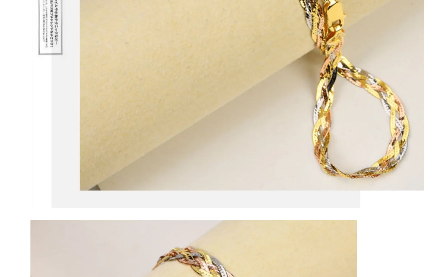 S925 Silver Necklace for Women Italian Craftsmanship Tri Color Silver Six Thread Woven Pure Collarbone Chain Fashion Jewelry