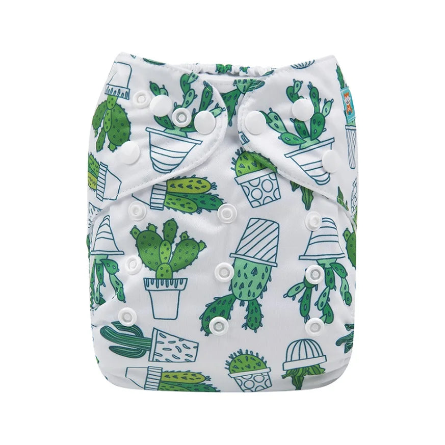 ALVABABY Cloth Diapers | Eco-Friendly Modern Nappy | 3-15kg with Insert | USA