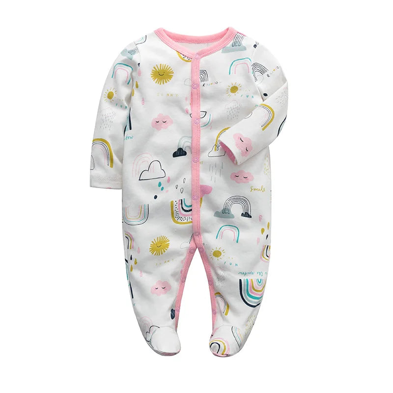 Organic Bamboo Baby Romper - Soft Unisex Jumpsuit (0-12 Months)