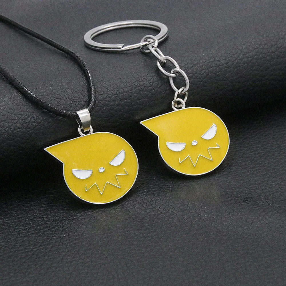 Soul Eater Skull Logo Necklace | Death the Kid Cosplay | Anime Jewelry
