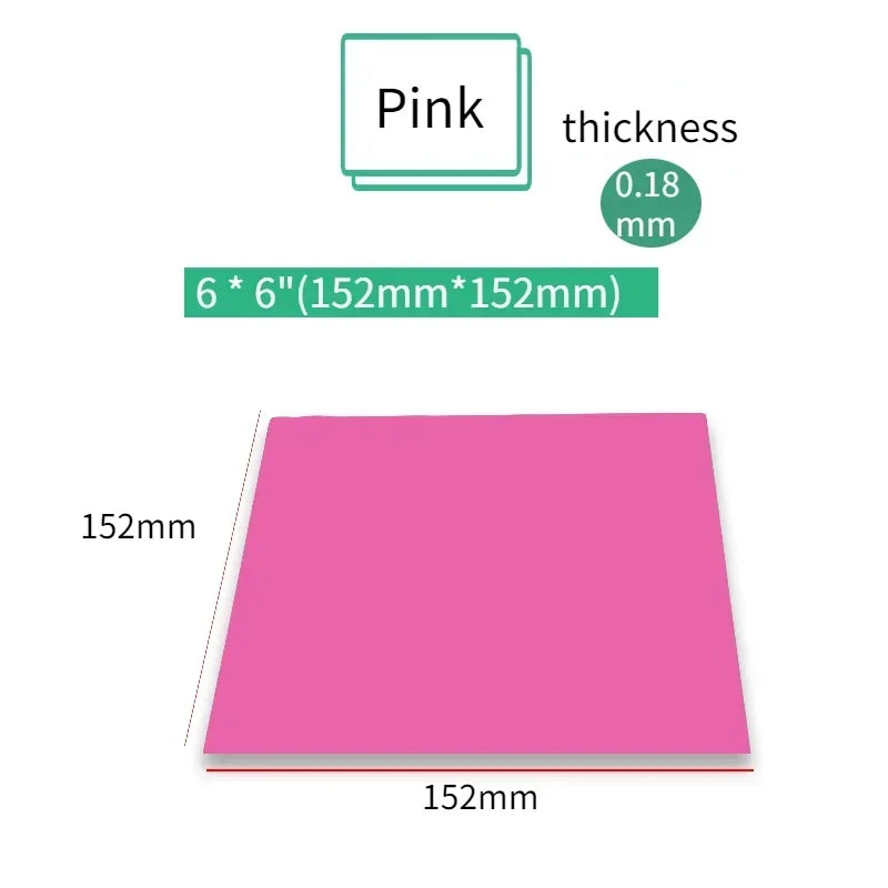 Dental Rubber Dam Sheet 52pcs 5“x5” / 36pcs 6"x6" Natural Latex Rubber Barrier Dams Dental Materials for Teeth Whitening