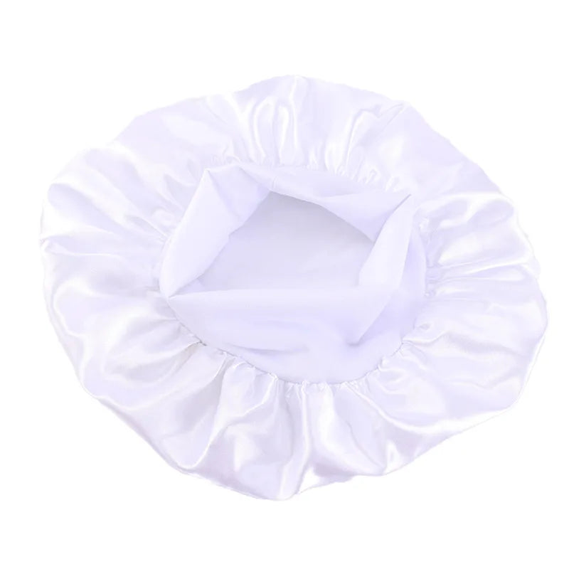 Kids Satin Night Sleep Cap | Wide Band Elastic Turban | Boys Girls | USA