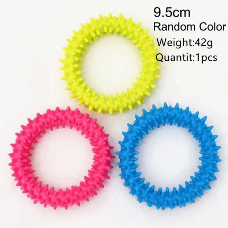Durable Rubber Dental Teeth Care Dog Toys for Small Dogs Indestructible Dog Toy Teeth Cleaning Chew Training Toys Pet Supplies