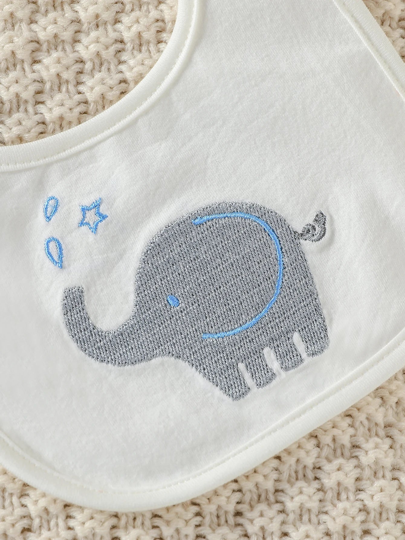Baby Boy 4-Piece Elephant Set - Outfit with Hat, Gloves & Bib