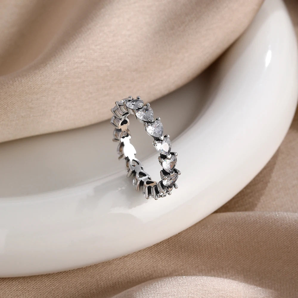 925 Silver Originales Miniso Disney Mickey Minnie butterfly Daisy Wedding Ring Set For Woman Luxury Jewelry Party Gift