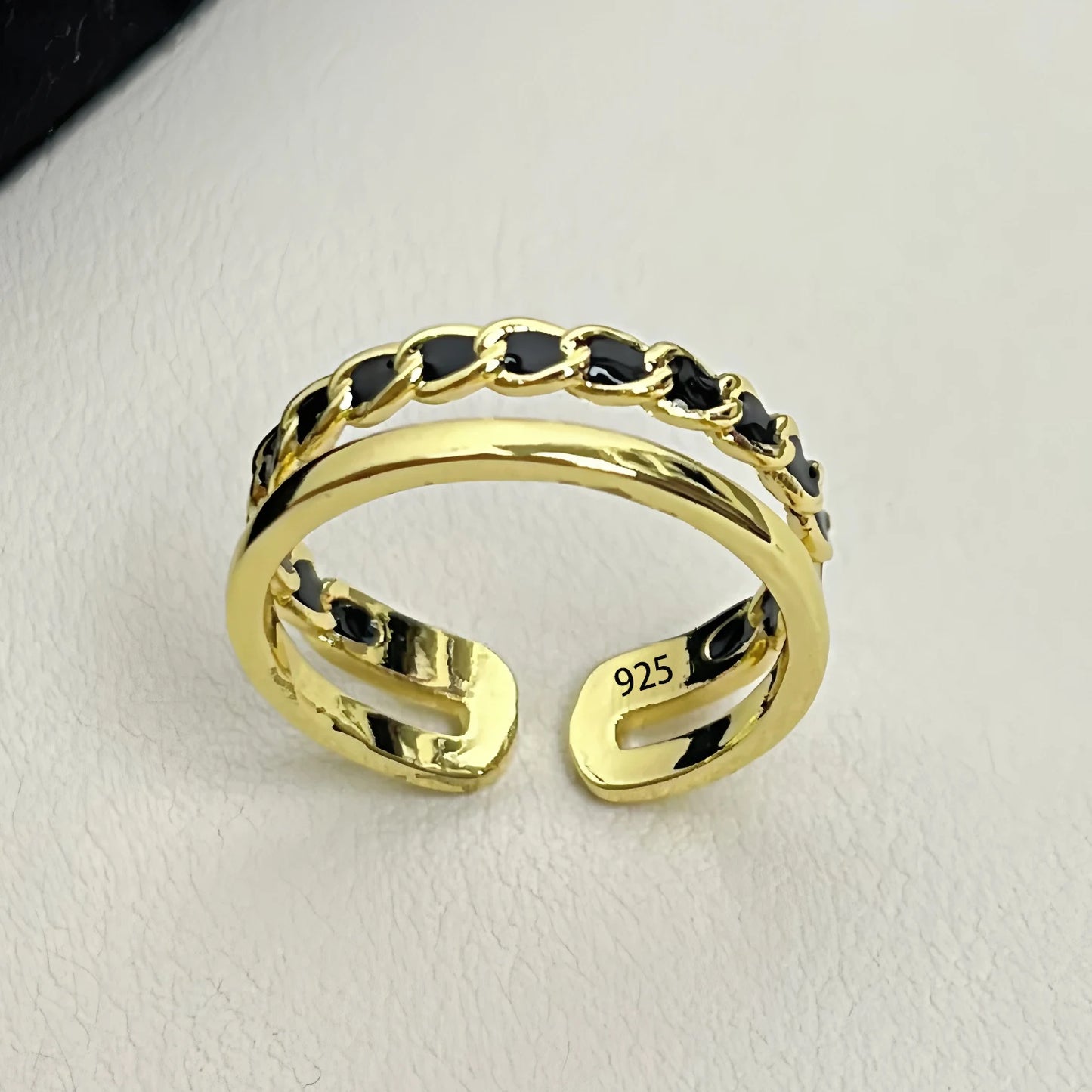 Sterling Silver Flower Lace Ring | CZ Adjustable Korean Fashion | Women | USA