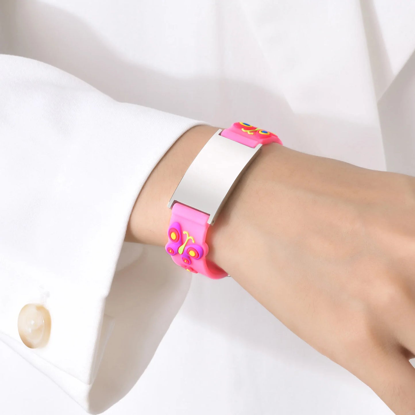 Personalized Medical ID Bracelet for Kids | Stainless Steel Emergency Wristband | USA Australia