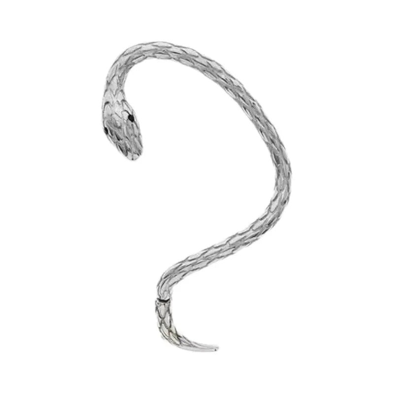 Gothic Snake Ear Clip Earrings - Winding Hip-Hop Party Charm