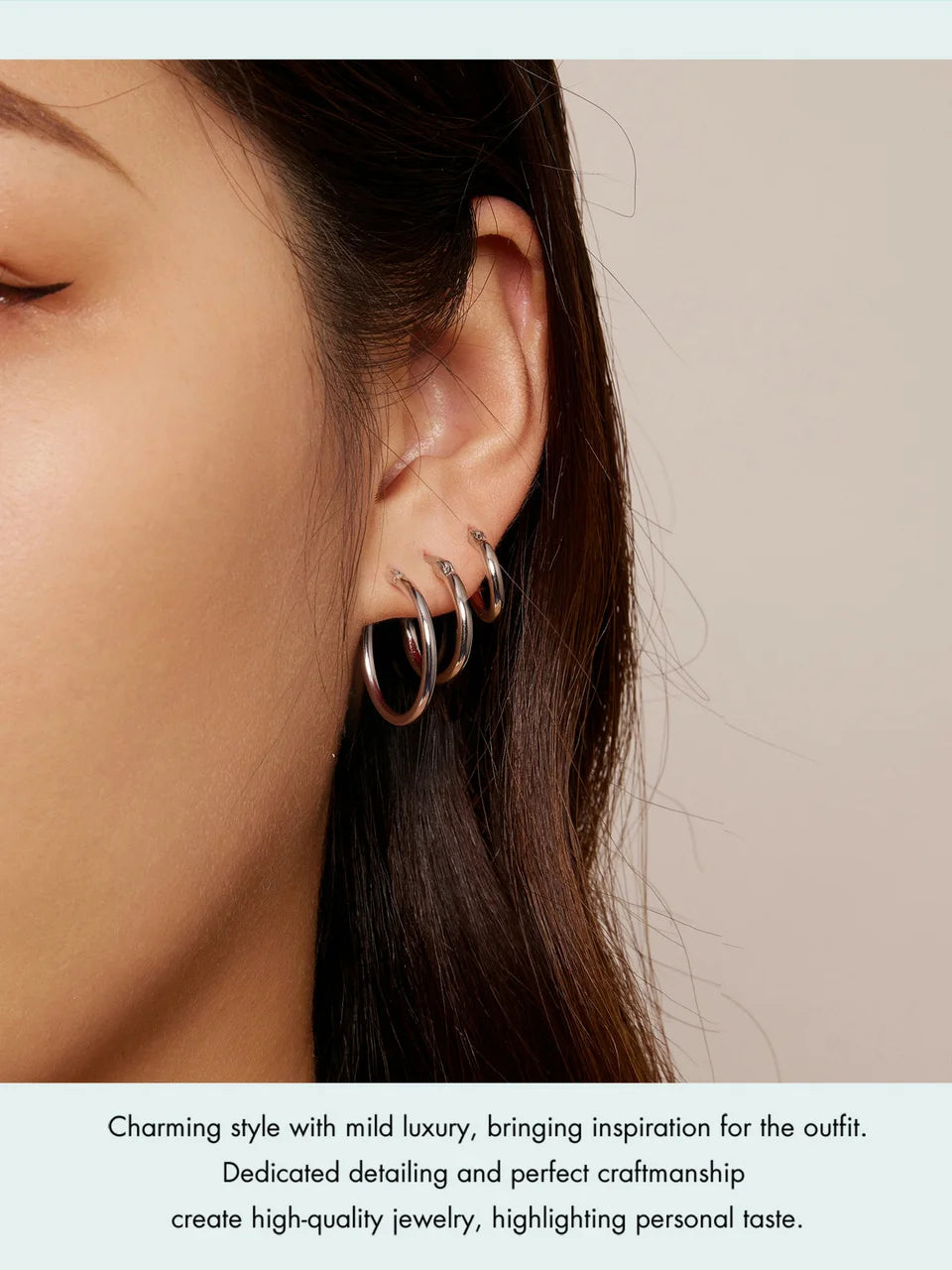 Classic Sterling Silver Hoop Earrings - Bold Hypoallergenic Hoops