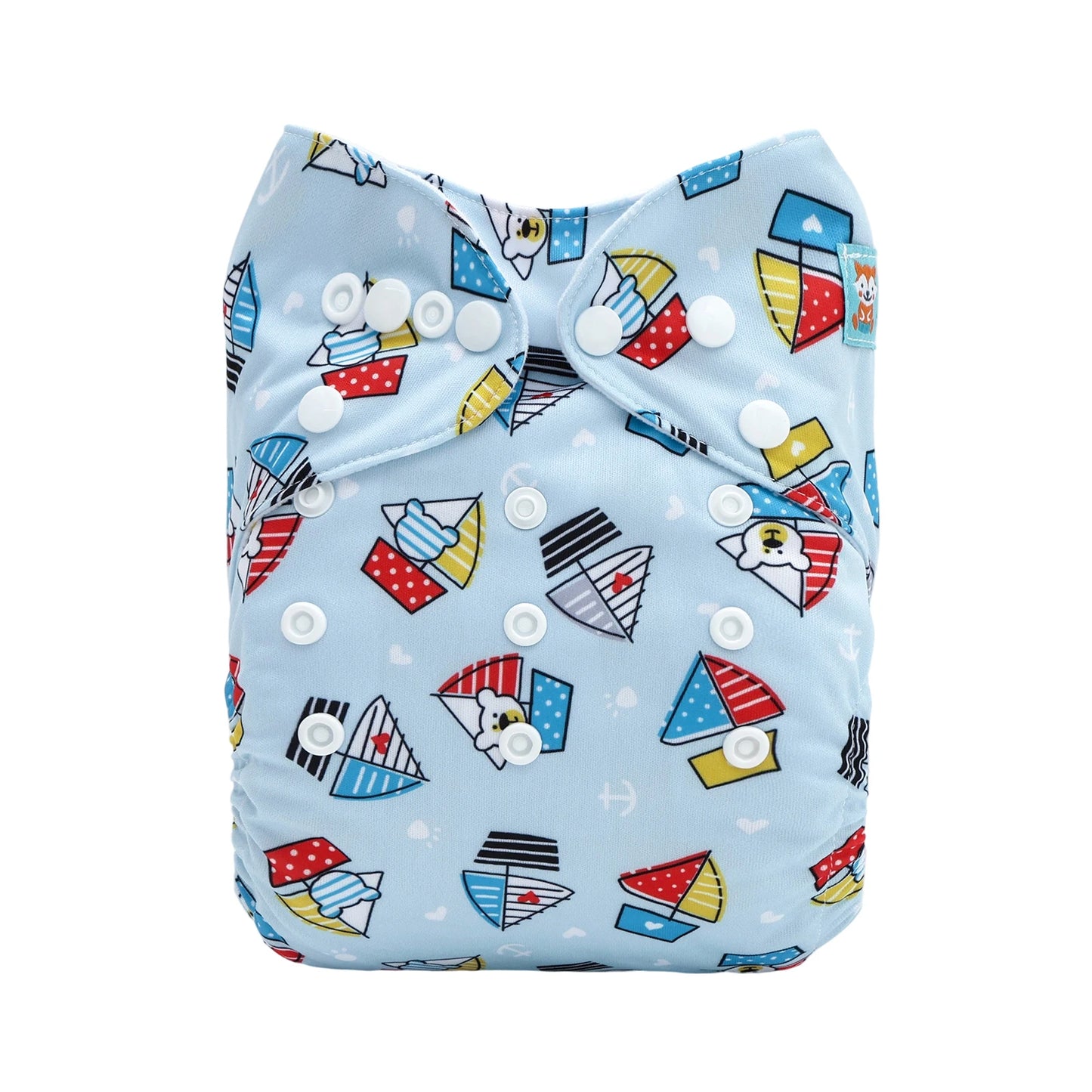 ALVABABY Cloth Diapers | Eco-Friendly Modern Nappy | 3-15kg with Insert | USA