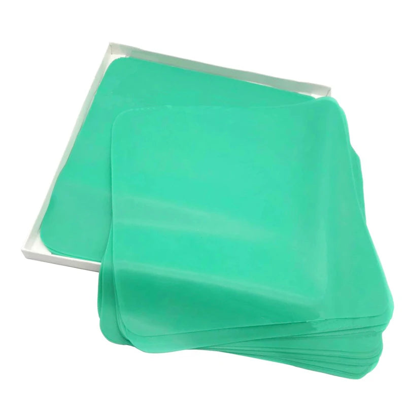 36/52 PCS/Box Dental Rubber Dam Sheet Natural Latex Rubber Barrier Dams 5*5" 6*6" for Kids Adults Teeth Whitening Materials