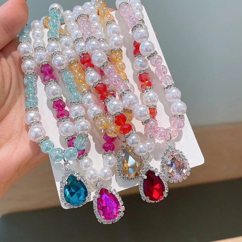 Princess Jewelry Set for Girls - Necklace Earrings Bracelet Ring | Ships to USA & Australia