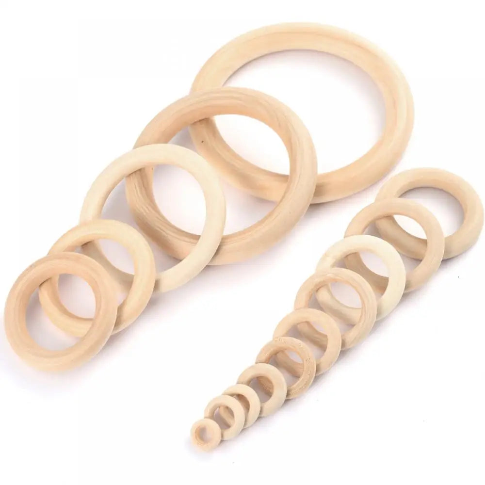Natural Maple Wood Baby Teething Ring | BPA Free Teether | USA Australia
