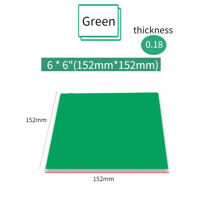 Dental Rubber Dam Sheet 52pcs 5“x5” / 36pcs 6"x6" Natural Latex Rubber Barrier Dams Dental Materials for Teeth Whitening