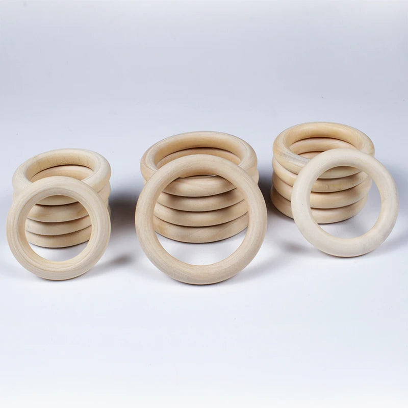 Natural Maple Wood Baby Teething Ring | BPA Free Teether | USA Australia