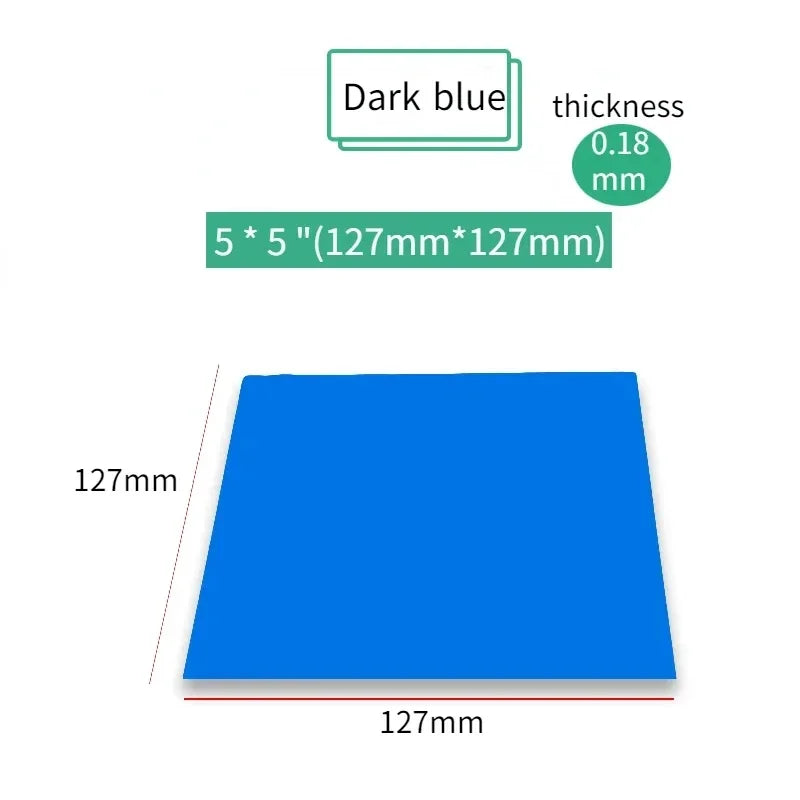 Dental Rubber Dam Sheet 52pcs 5“x5” / 36pcs 6"x6" Natural Latex Rubber Barrier Dams Dental Materials for Teeth Whitening