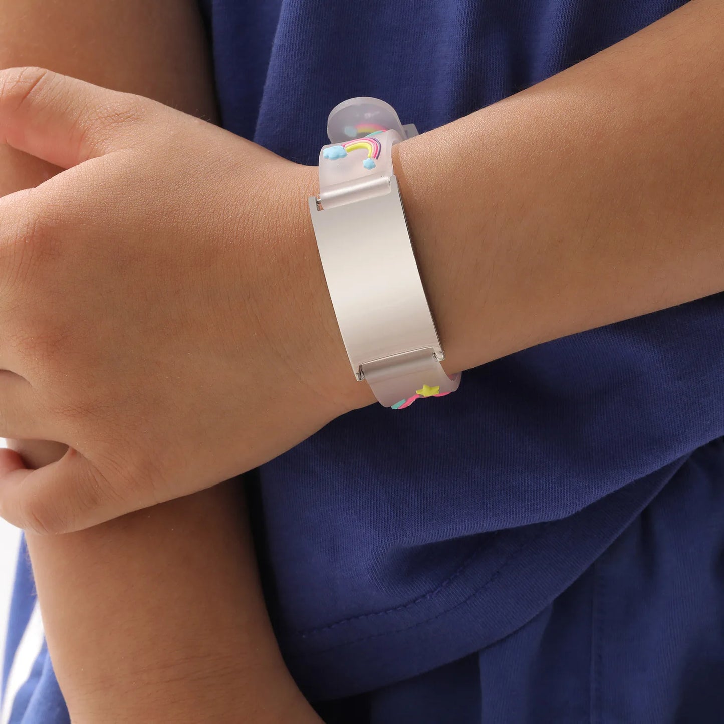 Personalized Medical ID Bracelet for Kids | Stainless Steel Emergency Wristband | USA Australia
