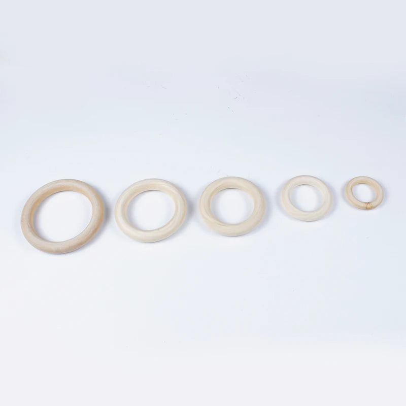 Natural Maple Wood Baby Teething Ring | BPA Free Teether | USA Australia