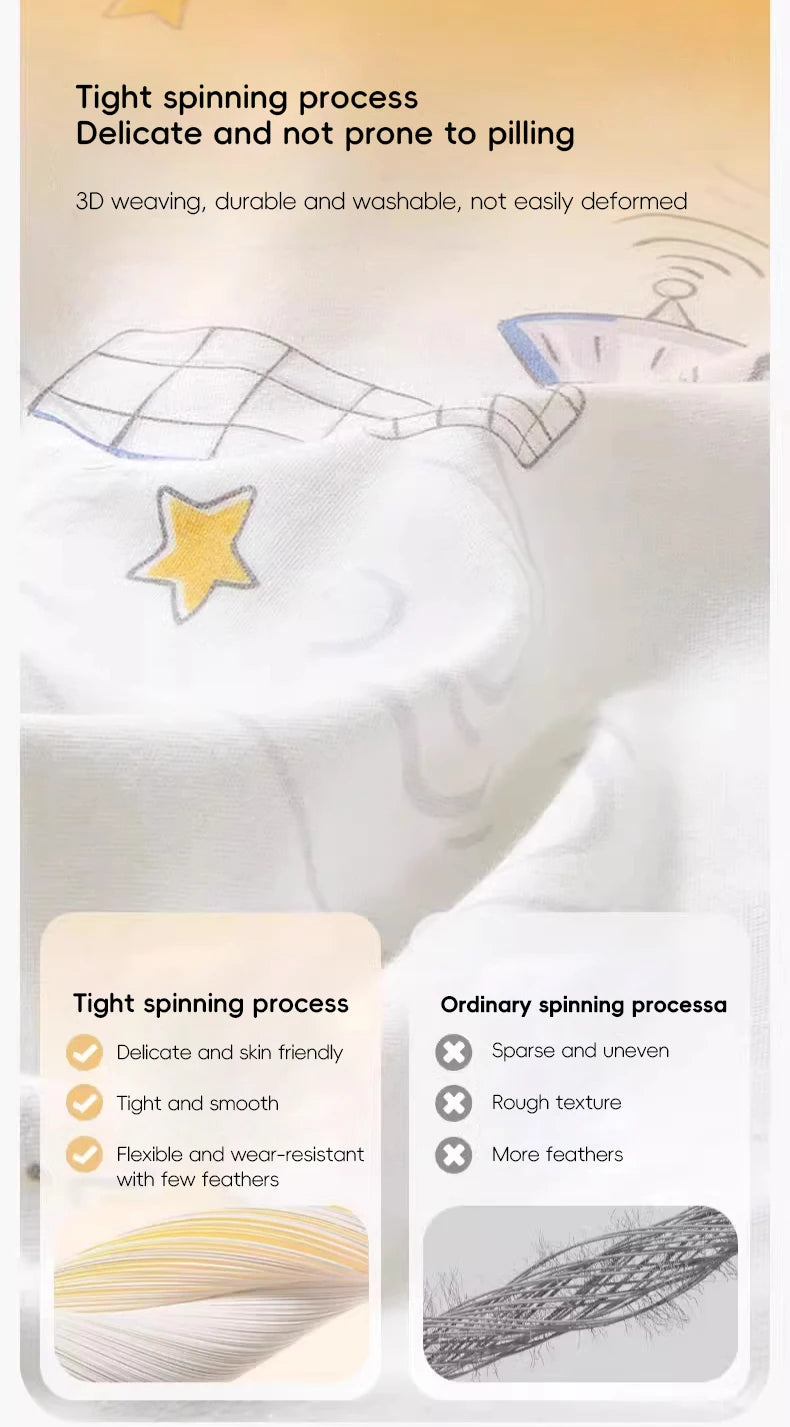 AIBEDILA Kids Onesie Boys Girls Long Sleeve Bamboo Cotton Pajamas Children Winter Cartoon Pyjama Baby Sleepwear Sleeping Bag