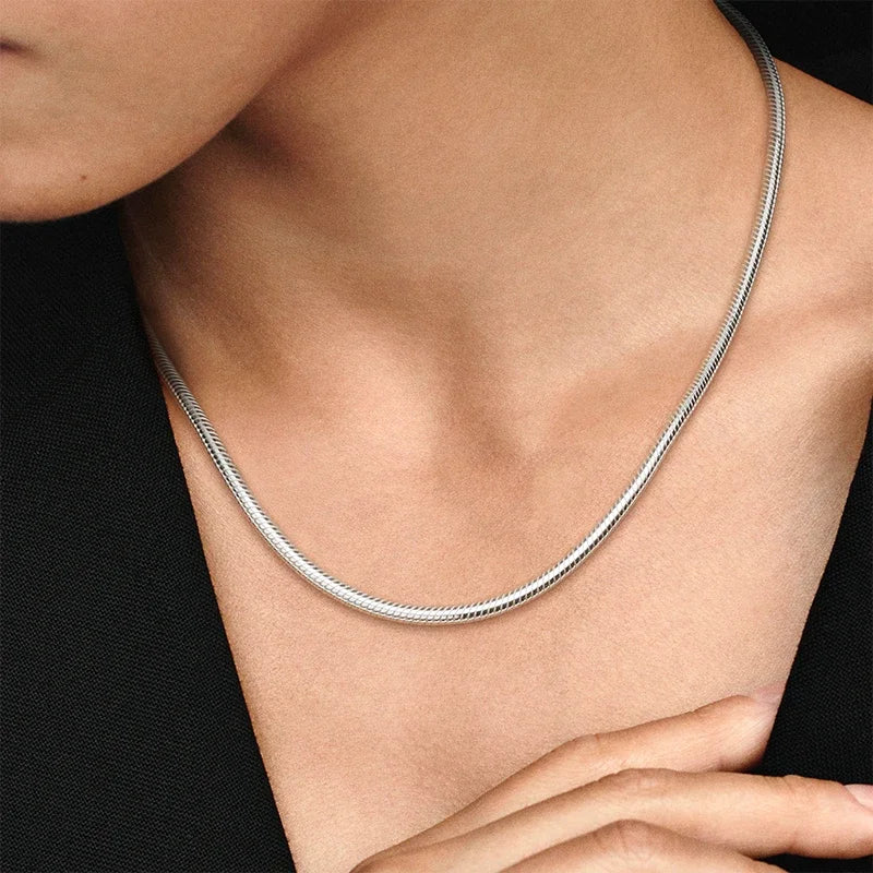 Handmade 925 Sterling Silver Necklace Bracelet Jewelry  Bridal Party Sets Women Charm Bracelet Necklace Fine Jewelry